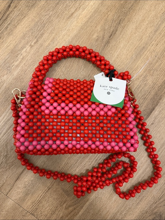 kate spade Handbags - kate spade x Target Red and Pink Beaded Mini Top-Handle Bag